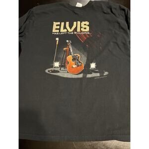 Vintage Long Sleeve Elvis Has Left The Building Shirt Size XL